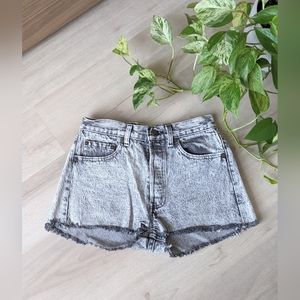 Levi's High Waisted Jean Shorts